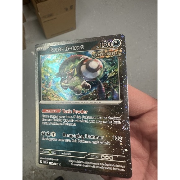 123/182 pokemon card Team Rocket's Grimer DRIen Reverse Holo RH Weakness / Resistance / Retreat Cost Brute Bonnet [Cosmos Holo] #123